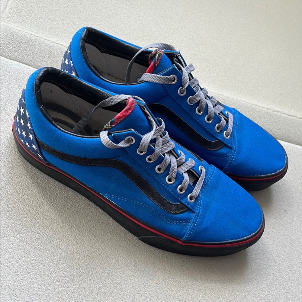 Patriotic Vans Customs Men's 12 Sneakers